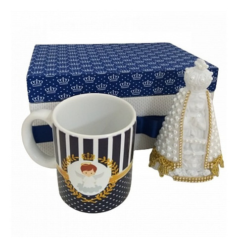 Convite Padrinhos De Batismo Caneca + Nossa Senhora