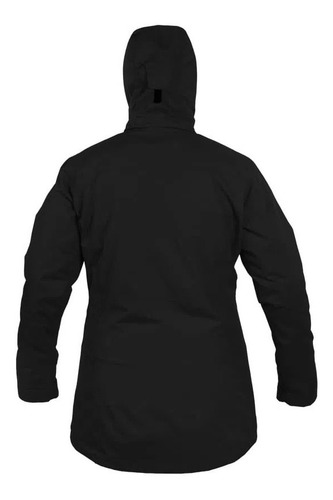 Parka Hw Arrayan Mujer Impermeable Negra Segman