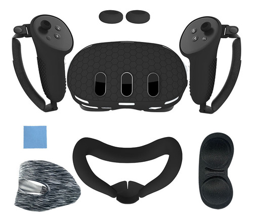 Capa Protetora De Silicone Para Fone De Ouvido Meta 3 Vr Fa