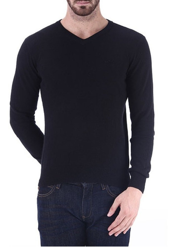 Sweater Hombre Cuello Redondo * Manhattan* Entallado C Lycra