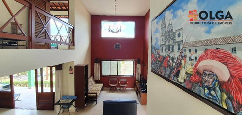 Casa Com 4 Dormitórios À Venda, 245 M² Por R$ 650.000,00 - Gravatá - Sairé/pe - Ca0582