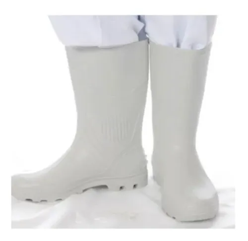 Bota de borracha branca 2025