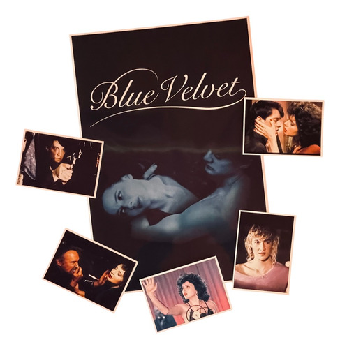 Poster Blue Velvet - 48x33 Cms+5 Postcards De 10x15 Cms