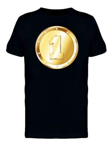 Medalla De Oro Del Número 1 Camiseta De Hombre