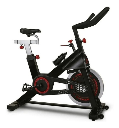 Imagem 1 de 2 de Bicicleta ergométrica Embreex Profissional 343 para spinning preta e vermelha