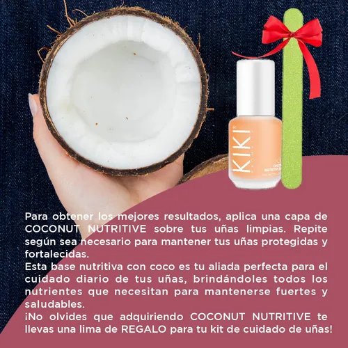 Fortalecedor Uñas Base Nutritiva Kiki Idraet Lima Coco