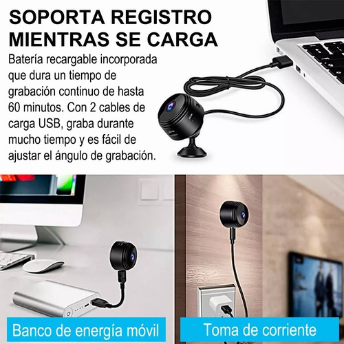 H Mini Cámaras De Seguridad Wifi Inalambrico Vigilancia Hd