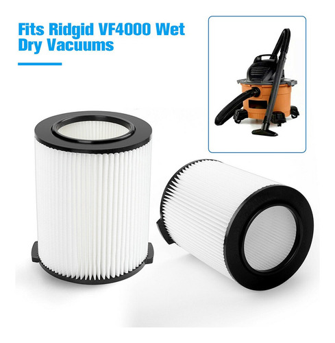 Filtro De Repuesto Hepa Para Ridgid Vf4000 Wet Seco Vca 5 A