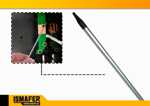 Chave Torx T5 X75 (3mm) Reparo Em Celular E Eletrônicos