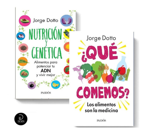 Libro Nutrición Y Genética + Que Comemos Jorge Dotto 