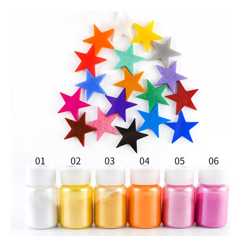 Color De Maquillaje Artístico Con Jabón De Mica Nacarada