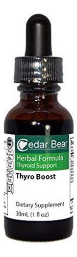 Cedar Bear Thyro Boost, Un Suplemento Herbal Liquido Que Ay
