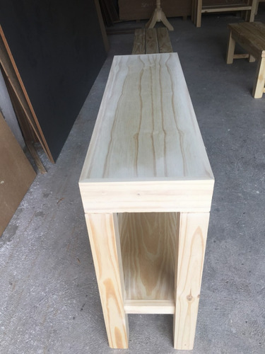 Mesa De Arrime Asia Con Estantes 80 X 30 1 Estante