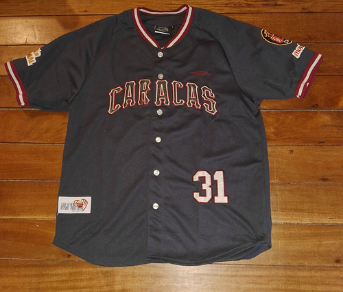 Camiseta De Caracas Béisbol Club C.a. Leones #31 (Usado)