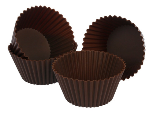 Molde Muffins Silicona Set X 4 Unidades Horno Cupcake Aston