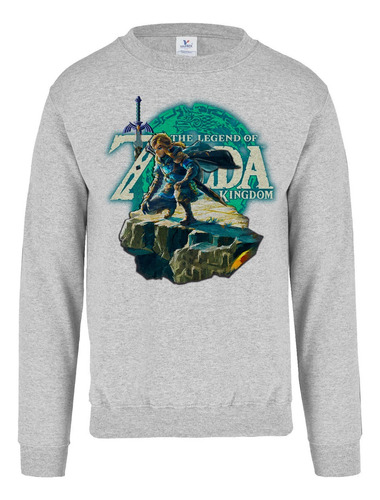 Sudadera Cuello Redondo Zelda Tears Of Kingdom Link Portada