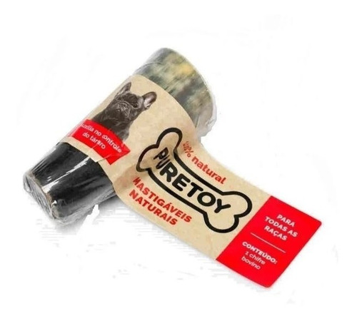 Kit Chifre De Boi Com 3 Unidades 100% Natural - Puretoy