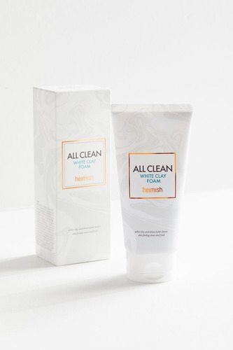 Jabón facial Heimish All Clean White Clay, 150 g, tiempo de aplicación: día/noche, piel mixta