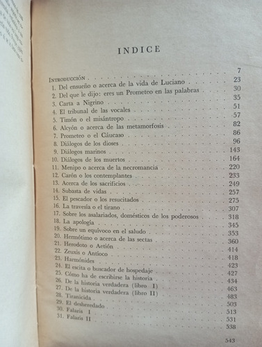 Novelas Cortas Y Cuentos Dialogados, Luciano De Samosata (Usado)