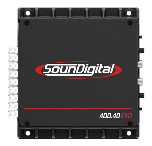 Potencia Soundigital Sd400.4 500w Rms Nano Digital 4 Canales