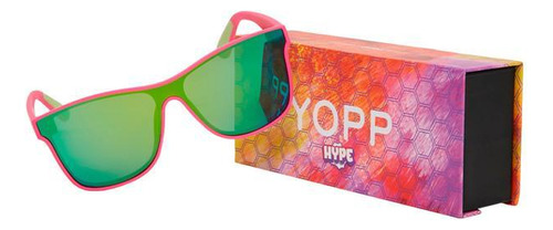 Oculos De Sol Yopp Hype Polarizado Uv400 Tigresa Cor Rosa Cor da armação Rosa Cor da haste Rosa-chiclete Cor da lente Rosa