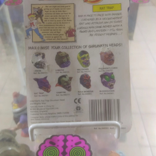 Mighty Max, Shrunken Heads (uk Variant), Rat Trap Mini Set (Usado)