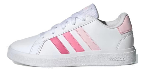 Champion adidas Niño Grand Court 2.0 K C: White/pink - Menp