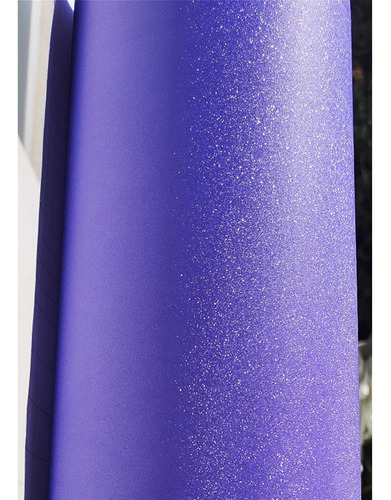 Vinyl Wrapping Diamond Glitter Morado 1.52m X 1m Destellos  