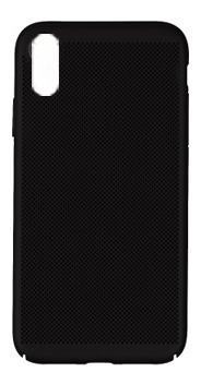 Protector iPhone XR Agujeros Color Negro