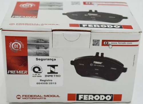 Kit Pastilha De Freio Dianteira E Traseira Cerâmica Ferodo Honda Civic 2012 2013 2014 2015 2016