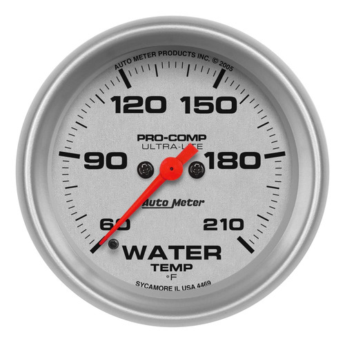 Auto Meter 4469 Ultra-lite Temperatura Del Agua Gauge