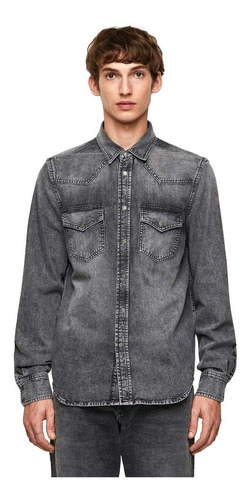 Camisa Diesel D-east-p1-sp2 Grey Hombre