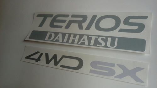 Daihatsu Terios Calcomanía Puerta Trasera