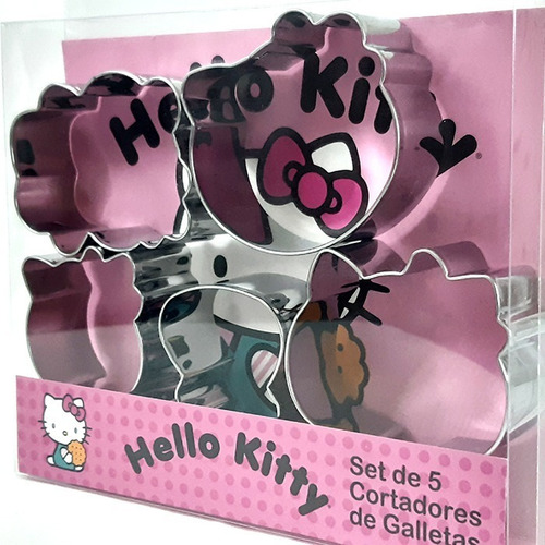 Imagen 2 de 8 de Cortadores De Galletas Hello Kitty Hk014