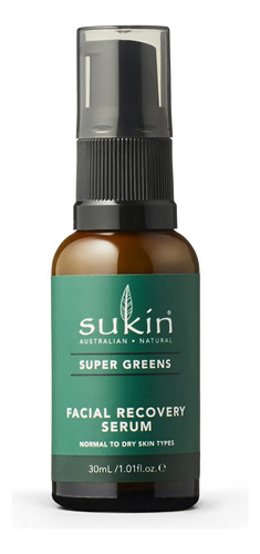 Sukin Super Verde Recuperacion Facial Suero 101oz