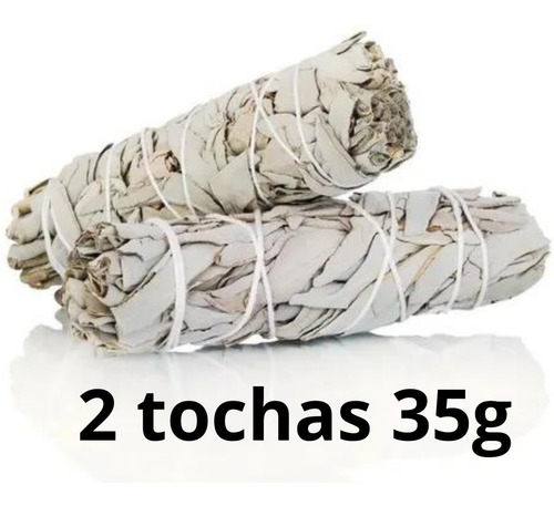 Sálvia Branca Da Califórnia 12cm, 25gr Cada  - (2 Tochas)