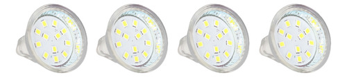 Bombilla Mr11 De 12 Led, 4 Unidades, 2 W, 300 Lm, Foco Doble