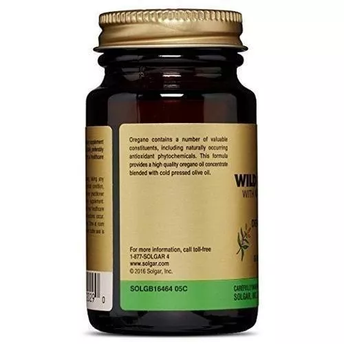 ACEITE DE OREGANO SILVESTRE 60 CAPSULAS SOLGAR