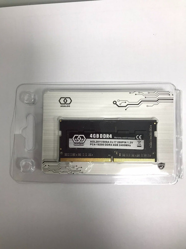 Imagen 2 de 2 de Rápida Memoria Ram Ddr4 Nuevo 4gb 2400 Mhz Para Portatil