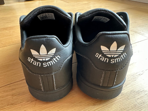 Zapatillas Adidas Stan Smith 37.5 Arg Negro Poco Uso! (Usado)