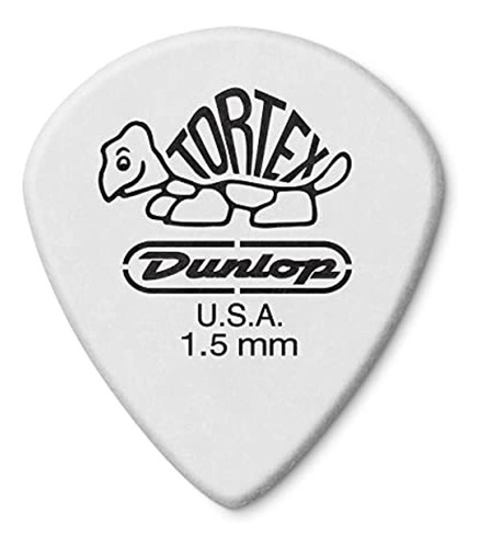 Dunlop Tortex Jazz Iii - 498r15 Xl Negro 15 Mm 72 / Bolsa