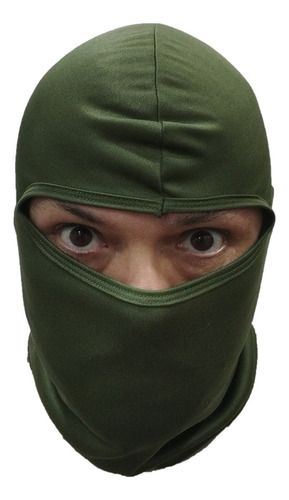 Balaclava Touca Ninja Polícia Moto Airsoft Paintball + Cores Cor Verde Oliva
