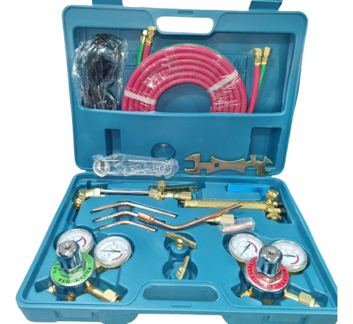 Kit Herramienta Acetileno Equipo Oxicorte Y Soldadura