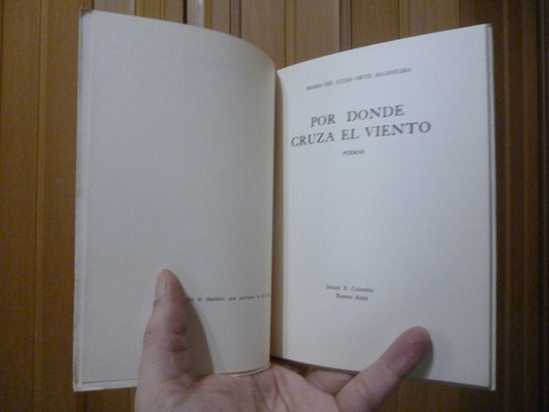 Por Donde Cruza El Viento - María Del Luján Ortíz Alcántara (Usado)