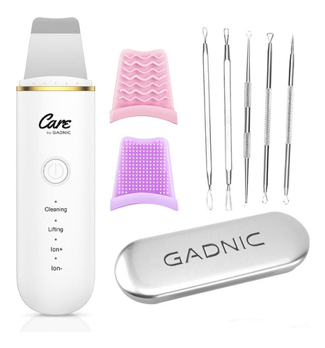 Kit Cuidado Facial Espátula Gadnic + Extractor Puntos Negros