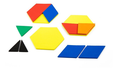 Imagem 3 de 3 de Frações No Hexágono - Eva - Comparação De Fração - Mmp
