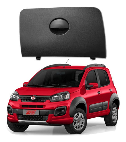 Tampa Porta Luvas Inferior Fiat Novo Uno Way 2017 Original