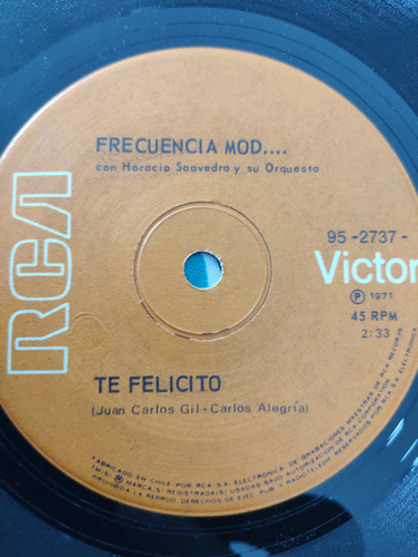 Vinilo Single De Frecuencia Modulada - No Te Fies De ( P47 (Usado)