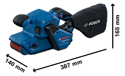 Lixadeira Bosch Gbs 750 220v Cor Azul