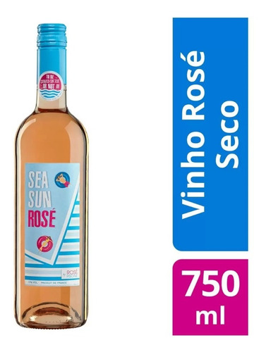 Vinho Rosé Francês Sea Sun By Rosé Piscine - 750ml